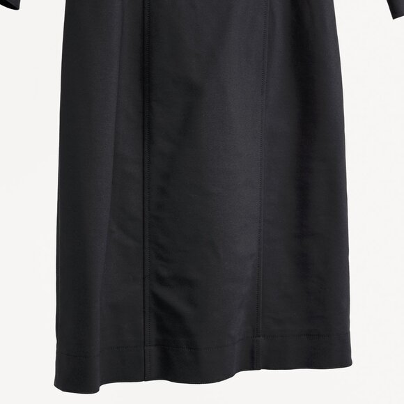 The Row Gamner Black Stretch Cotton Fitted Mini Dress - Picture 6 of 10